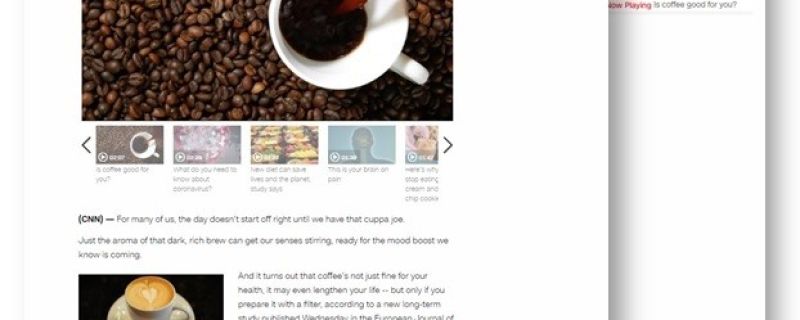 CNN.com: The healthiest way to brew your coffee — and possibly lengthen your life